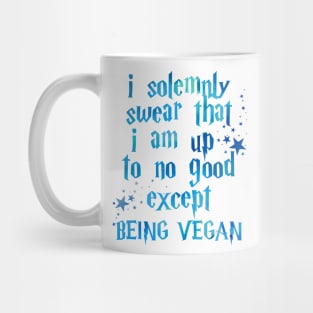 I'm up to no good except being vegan, vegan christmas 2023 gifts Mug